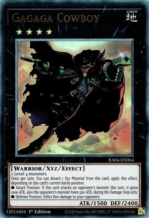 Gagaga Cowboy - RA04-EN064 - (PUR) Prismatic Ultimate Rare - 1st Edition